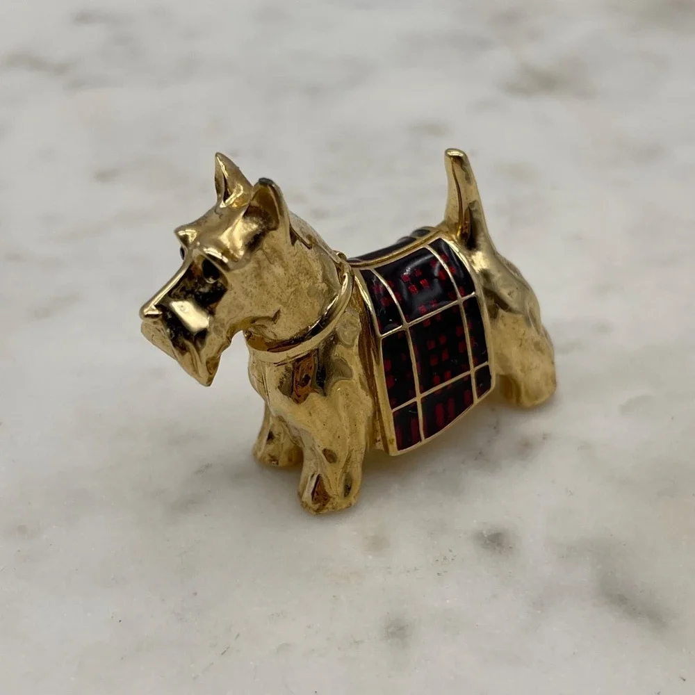 VINTAGE ESTEE LAUDER‎ SCOTTIE DOG COMPACT